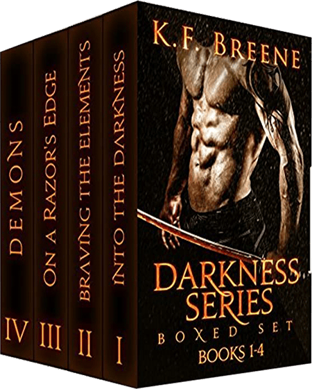Book cover for The Darkness Series Boxed Set by K.F. Breene