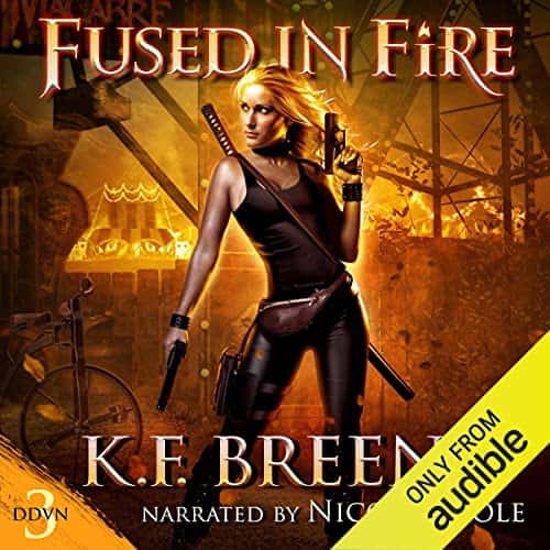 Audiobook cover for Fused in Fire audiobook by K.F. Breene