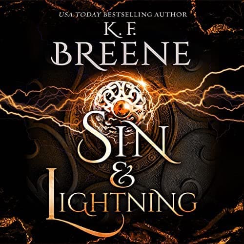 Audiobook cover for Sin & Lightning audiobook by K.F. Breene