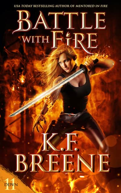 Book cover for Battle with Fire by K.F. Breene