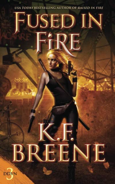 Book cover for Fused in Fire by K.F. Breene