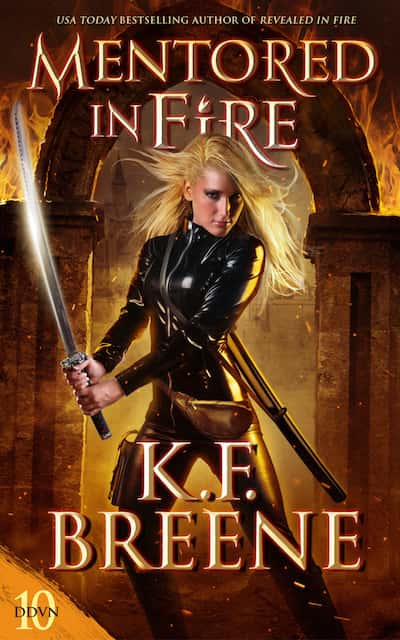 Book cover for Mentored in Fire by K.F. Breene
