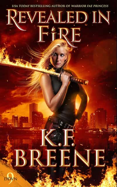 Book cover for Revealed in Fire by K.F. Breene