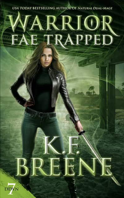 Book cover for Warrior Fae Trapped by K.F. Breene